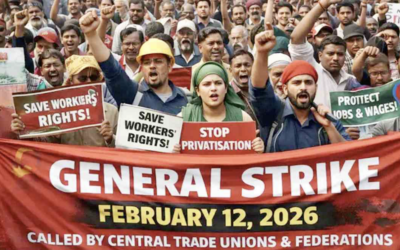 12 février: 300 millions de grévistes en Inde